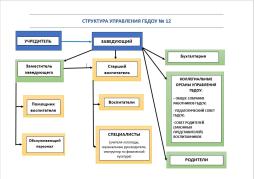 Структура управления ГБДОУ детский сад № 12 комбинированного вида Красногвардейского района Санкт - Петербурга